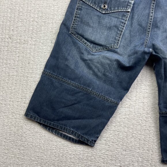 Y2K Jack And Jones Men’s Jeans Utility Denim Shorts Workwear Skater Baggy Read - Picture 9 of 12